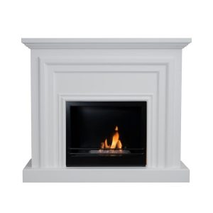 קמין Mantel Bio Fireplace - White